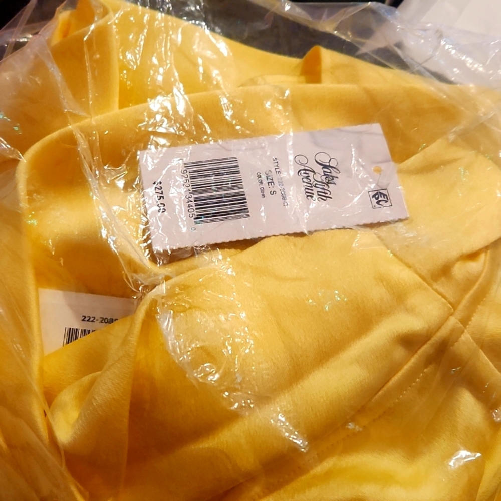 Yellow shirt from Saks Fith Avenue